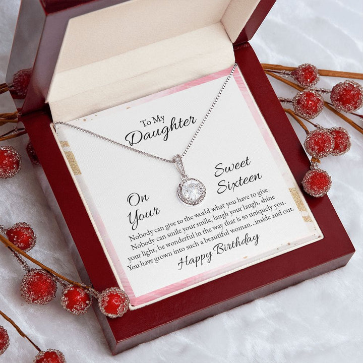 To My Daughter | Nobody can give to the world what you have to give - Eternal Hope Necklace