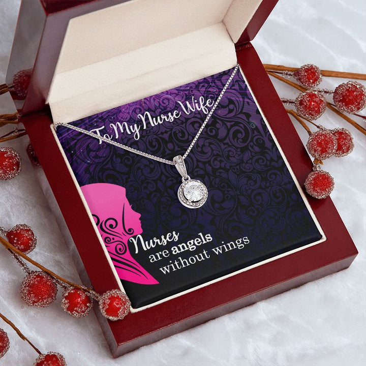 To My Nurse Wife | Nurses are Angels - Eternal Hope Necklace