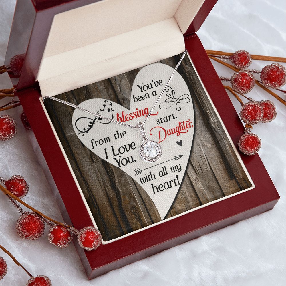 To My Daughter | I love you with all my heart - Eternal Hope Necklace