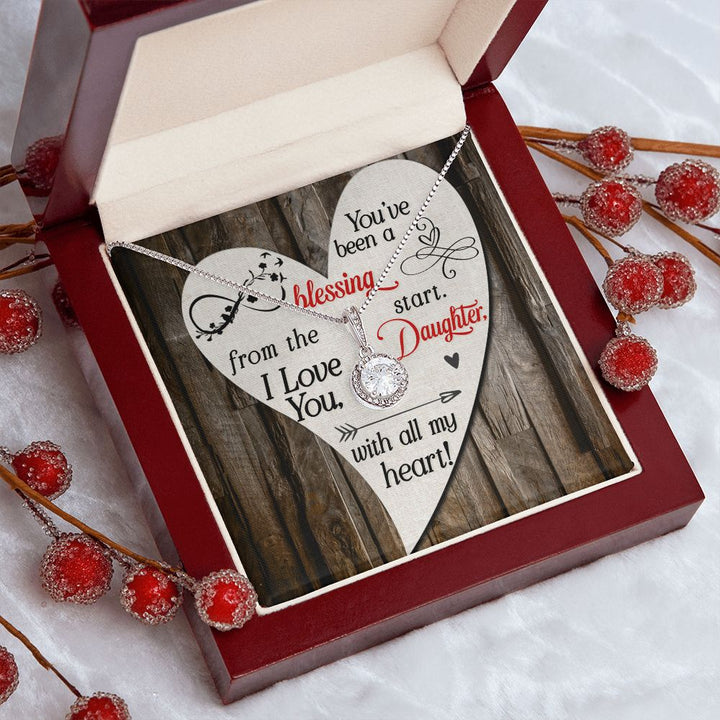 To My Daughter | I love you with all my heart - Eternal Hope Necklace