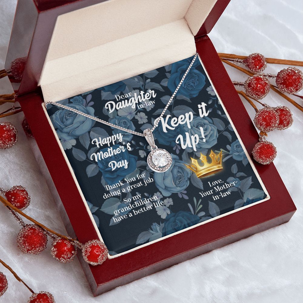 Mother's Day | Keep it up! Love, Mother-in-Law - Eternal Hope Necklace