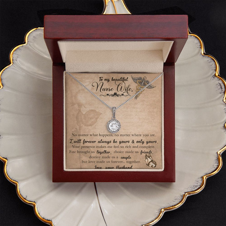 To My Wife | To My Beautiful Nurse Wife - Eternal Hope Necklace
