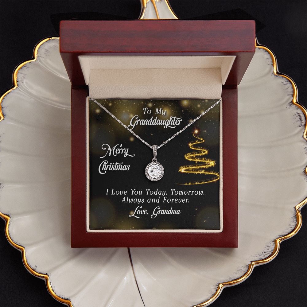To My Granddaughter | Merry Christmas - Eternal Hope Necklace