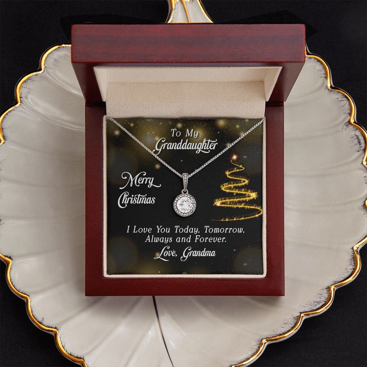 To My Granddaughter | Merry Christmas - Eternal Hope Necklace