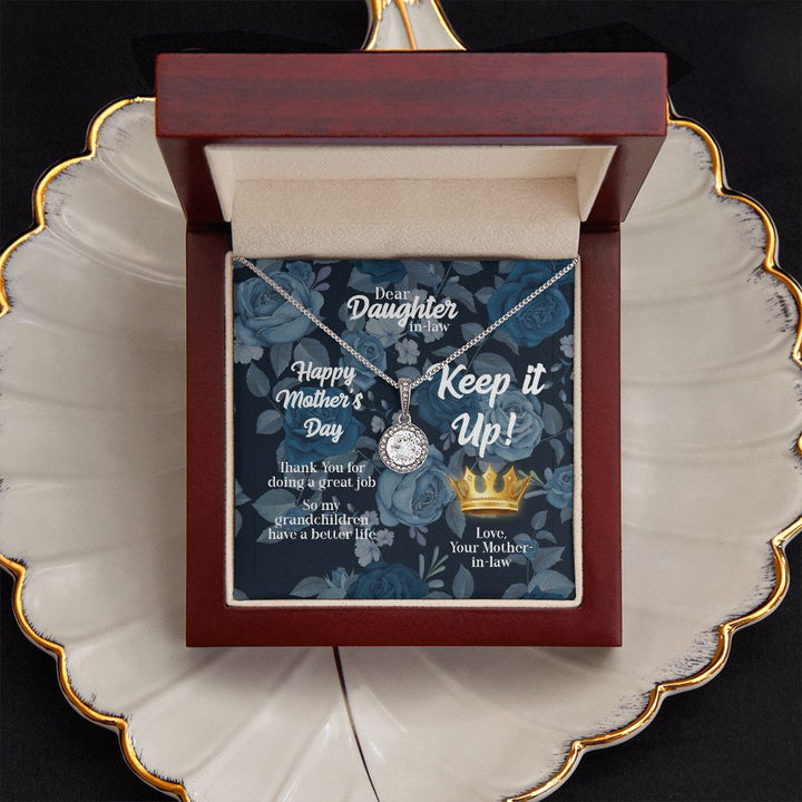 Mother's Day | Keep it up! Love, Mother-in-Law - Eternal Hope Necklace