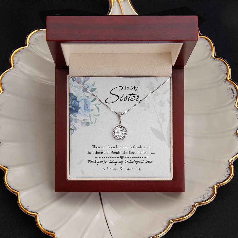To My Sister | Thank you for being my Unbiological Sister - Eternal Hope Necklace