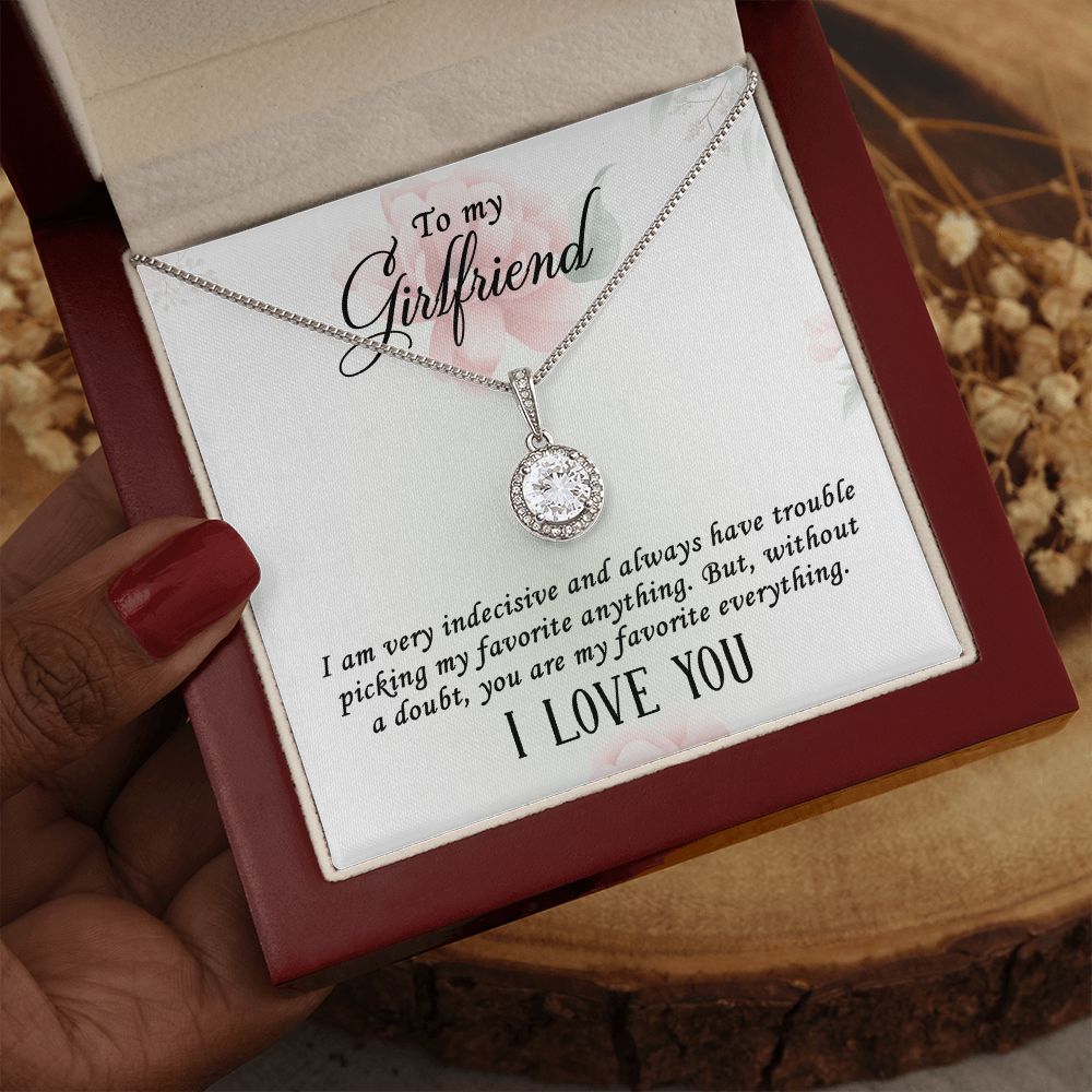 To My Girlfriend | I  am very indecisive - Eternal Hope Necklace