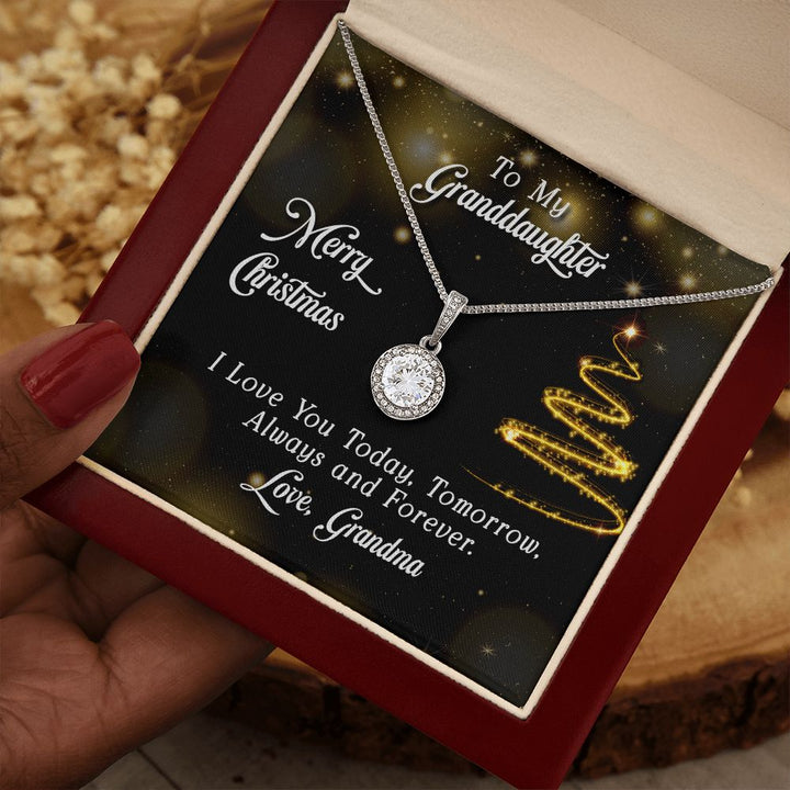 To My Granddaughter | Merry Christmas - Eternal Hope Necklace