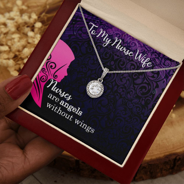 To My Nurse Wife | Nurses are Angels - Eternal Hope Necklace
