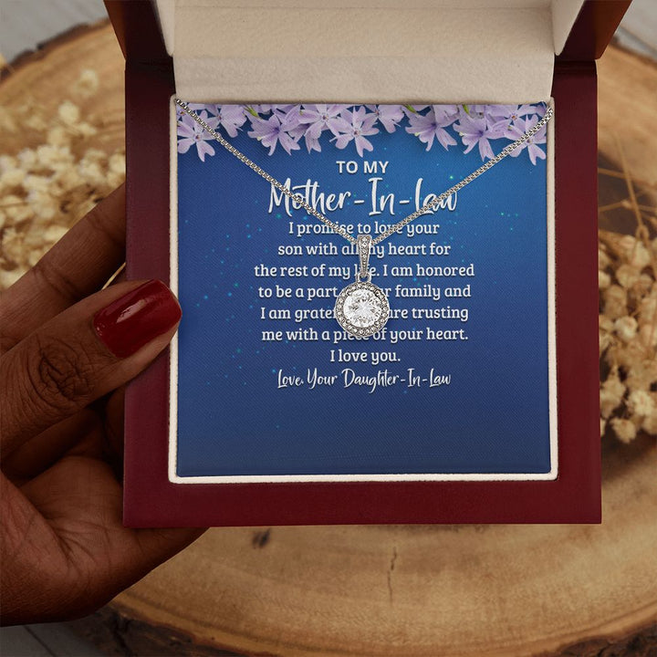 To My Mother-in-Law | You Are the Heart of Our Family - Eternal Hope Necklace