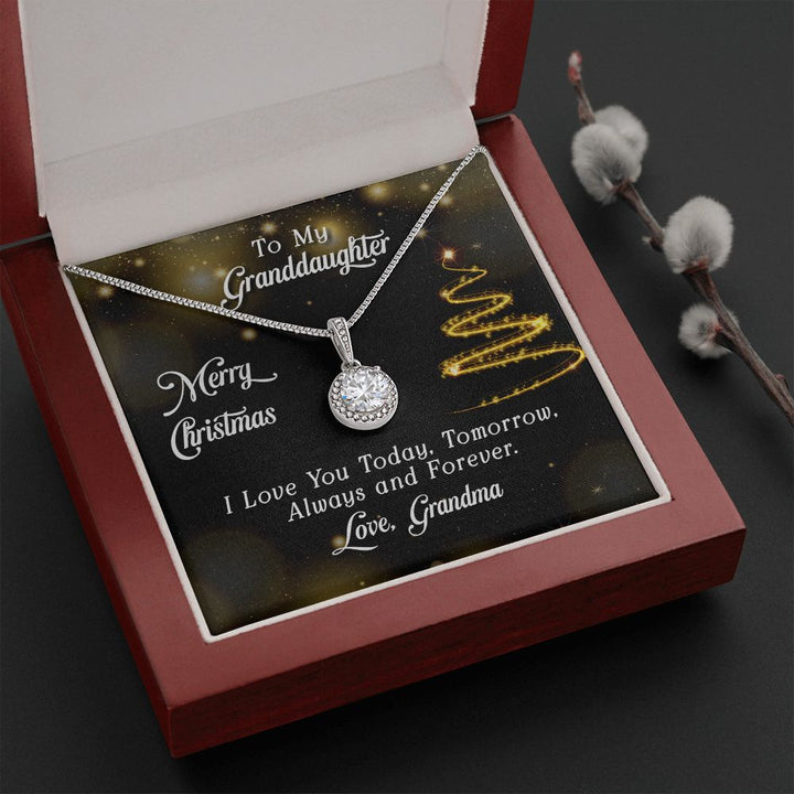 To My Granddaughter | Merry Christmas - Eternal Hope Necklace
