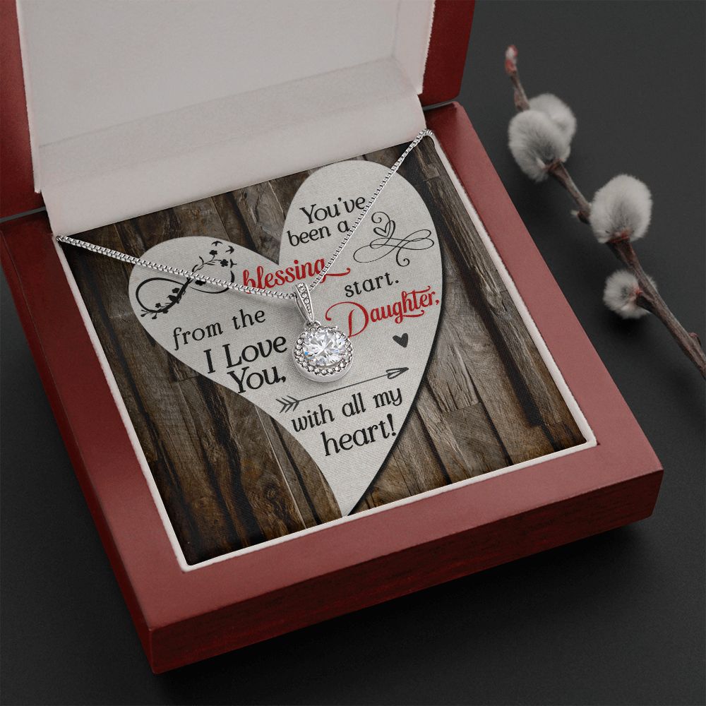 To My Daughter | I love you with all my heart - Eternal Hope Necklace