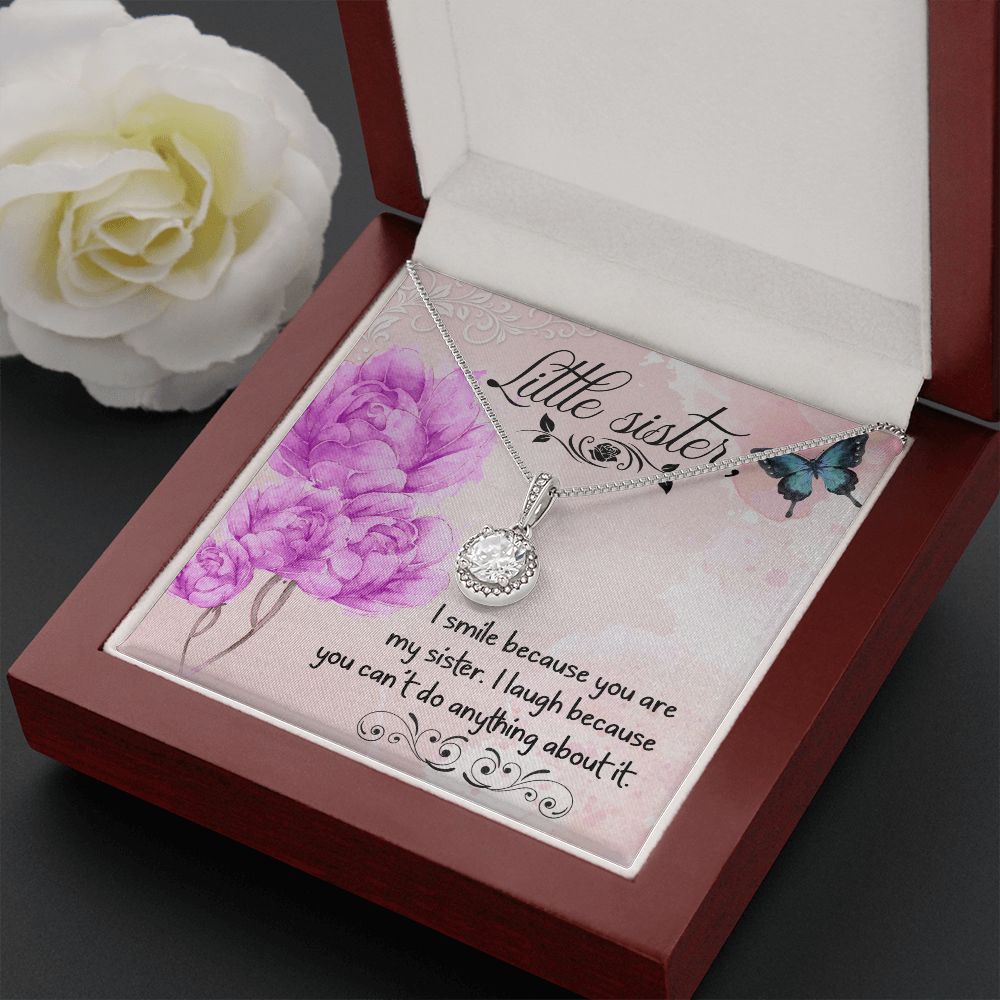 To My Sister | Smiling Through the Bond -  Eternal Hope Necklace