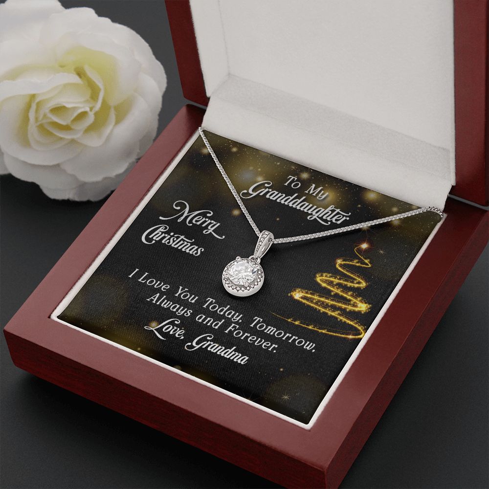 To My Granddaughter | Merry Christmas - Eternal Hope Necklace