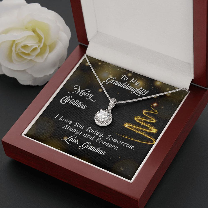 To My Granddaughter | Merry Christmas - Eternal Hope Necklace