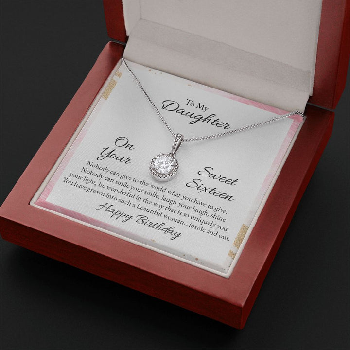 To My Daughter | Nobody can give to the world what you have to give - Eternal Hope Necklace