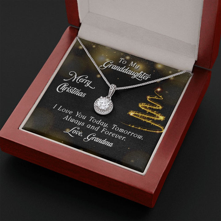 To My Granddaughter | Merry Christmas - Eternal Hope Necklace