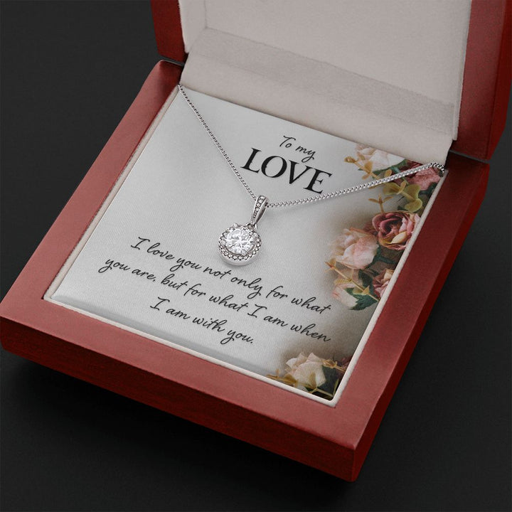 To My Wife | I Love You not Only - Eternal Hope Necklace
