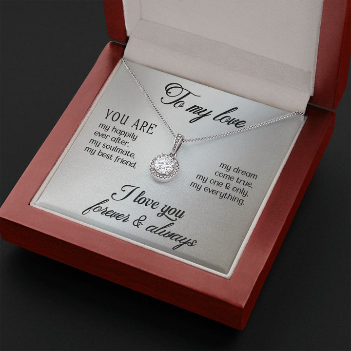 To My Wife | I love you Forever and Always - Eternal Hope Necklace