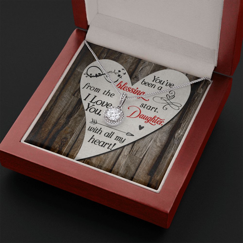 To My Daughter | I love you with all my heart - Eternal Hope Necklace