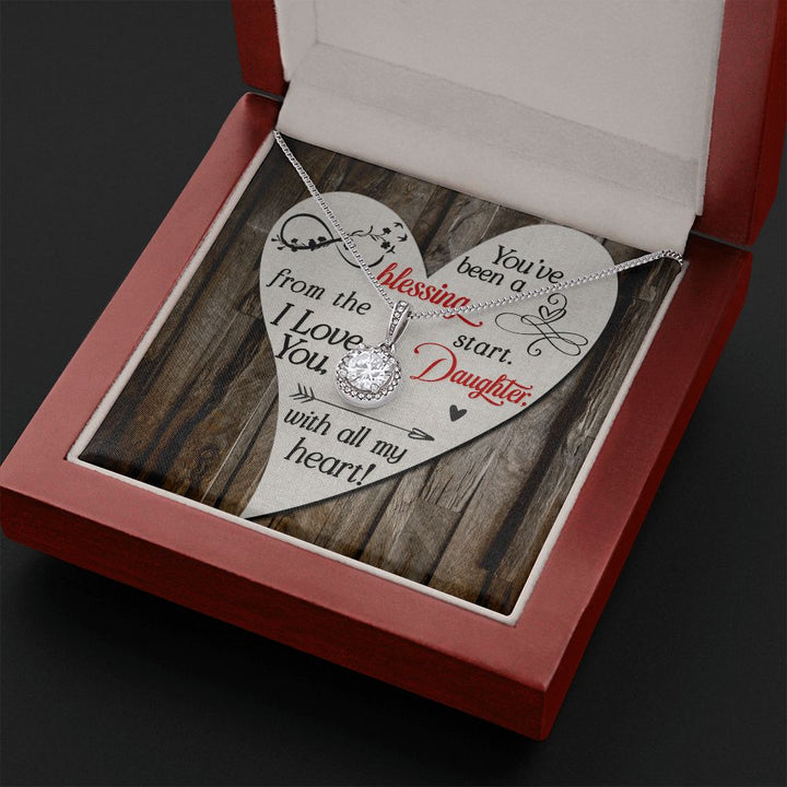 To My Daughter | I love you with all my heart - Eternal Hope Necklace