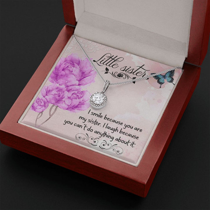To My Sister | Smiling Through the Bond -  Eternal Hope Necklace