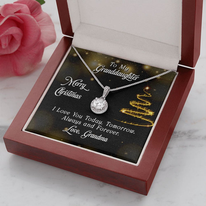 To My Granddaughter | Merry Christmas - Eternal Hope Necklace