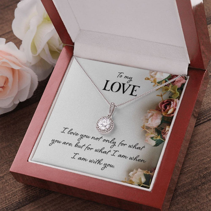 To My Wife | I Love You not Only - Eternal Hope Necklace