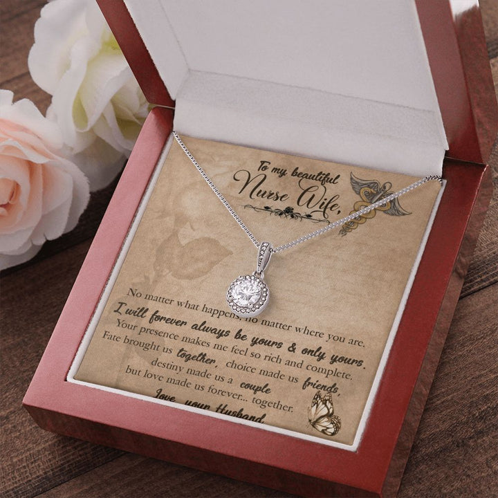 To My Wife | To My Beautiful Nurse Wife - Eternal Hope Necklace
