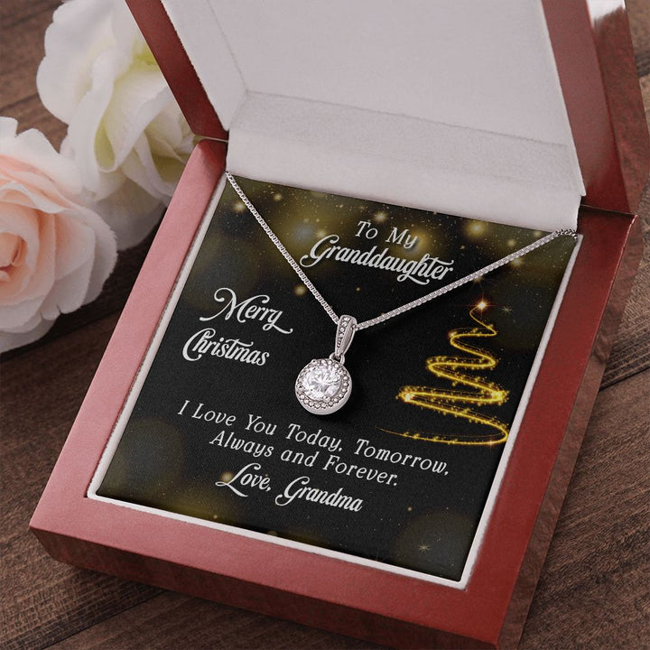 To My Granddaughter | Merry Christmas - Eternal Hope Necklace