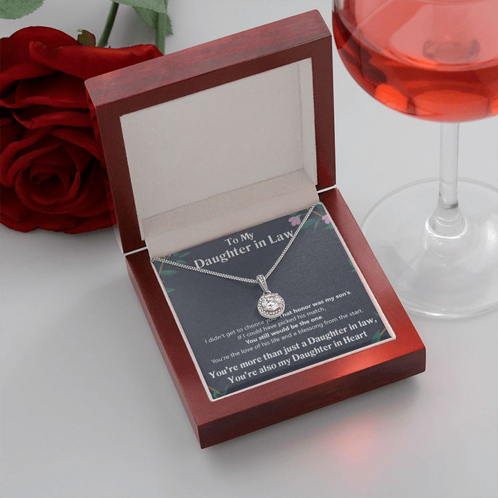 To My Daughter in Law | Also My Daughter in Heart - Eternal Hope Necklace