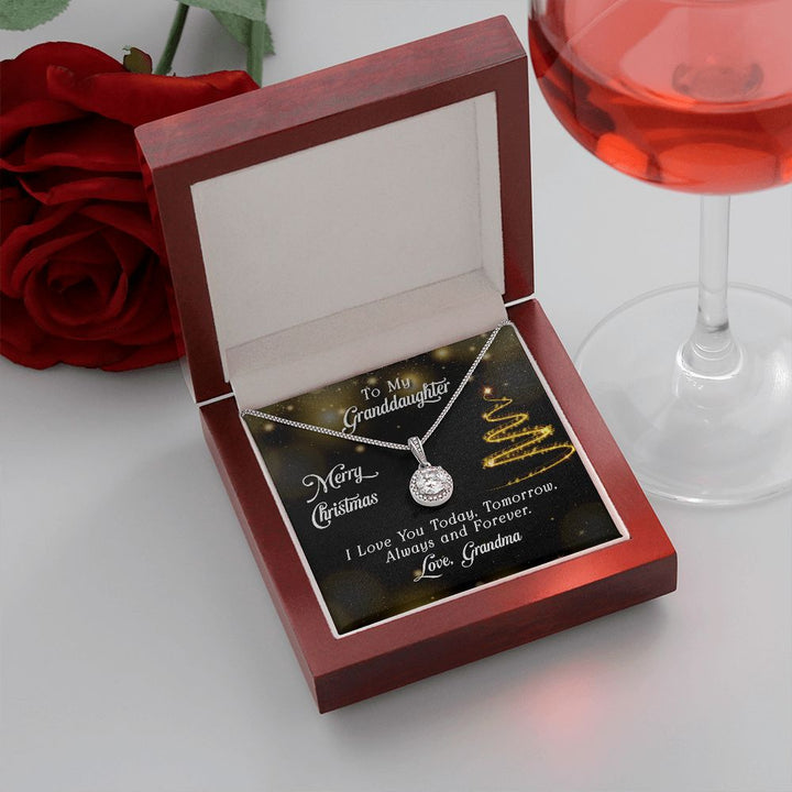 To My Granddaughter | Merry Christmas - Eternal Hope Necklace