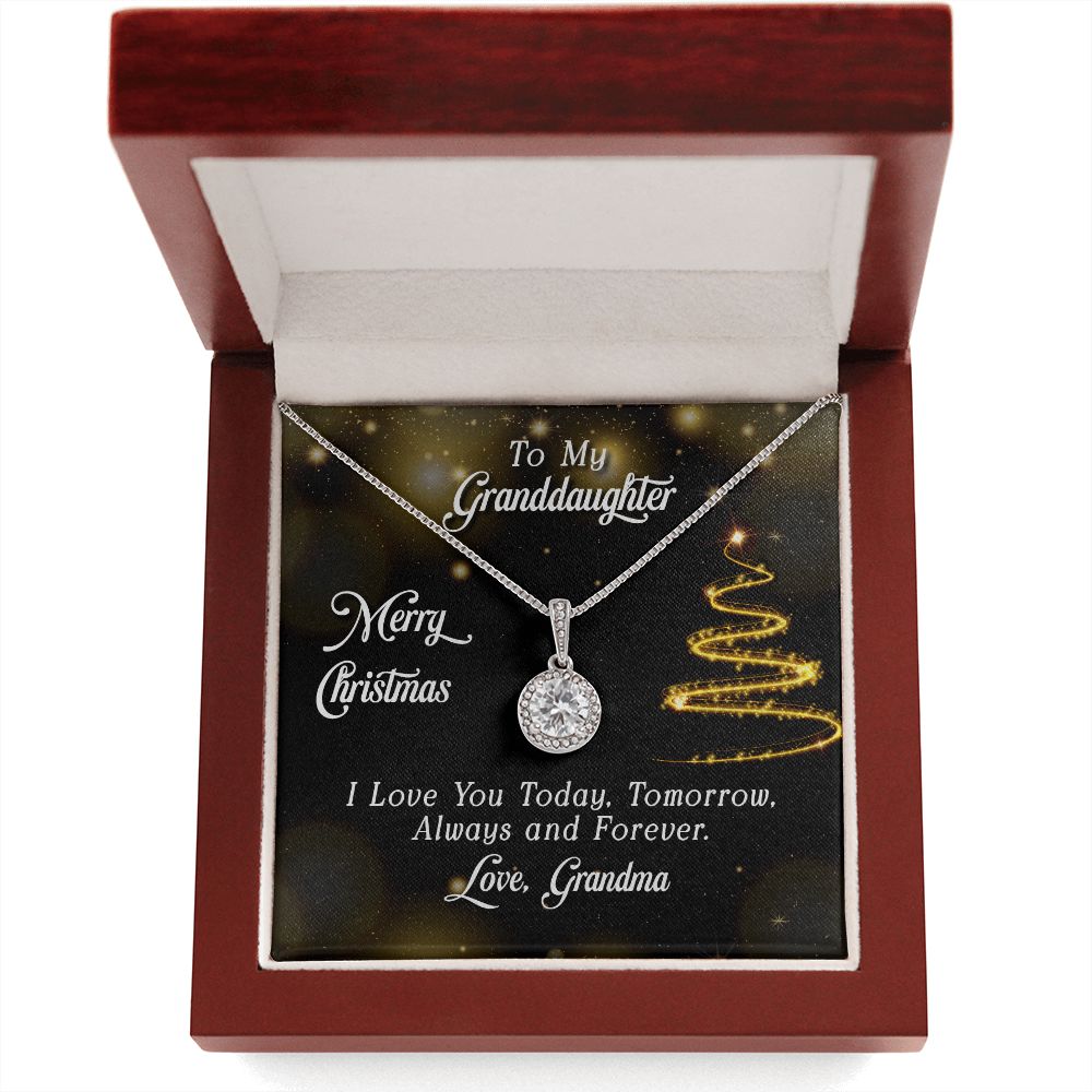 To My Granddaughter | Merry Christmas - Eternal Hope Necklace