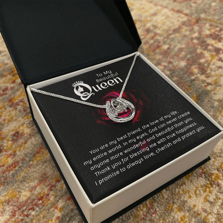 To My Beautiful Queen | You are my Best Friend - Lucky in Love Necklace