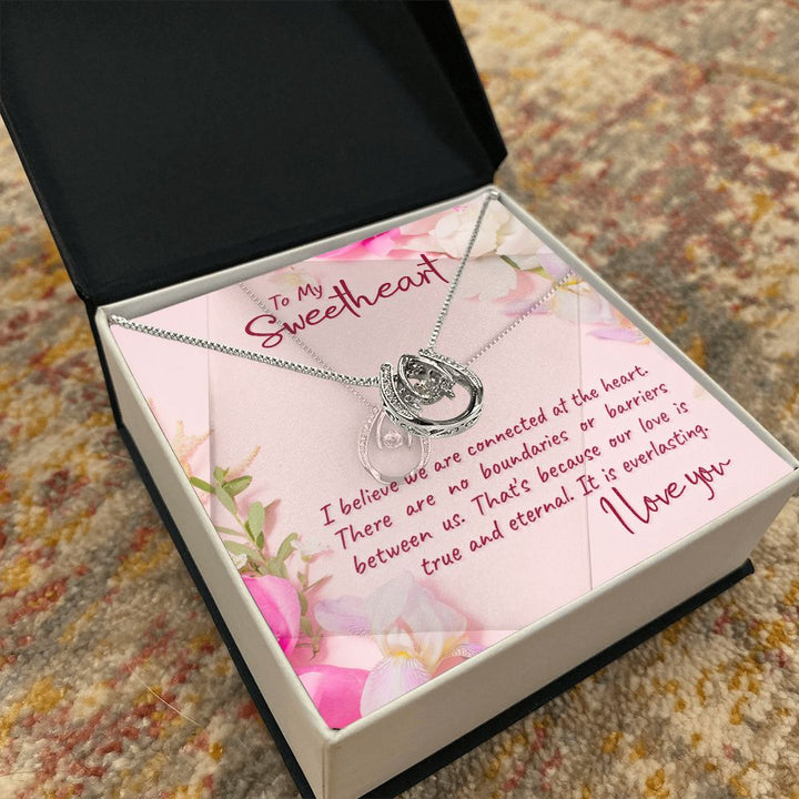 To My Sweetheart | I believe - Lucky in Love Necklace