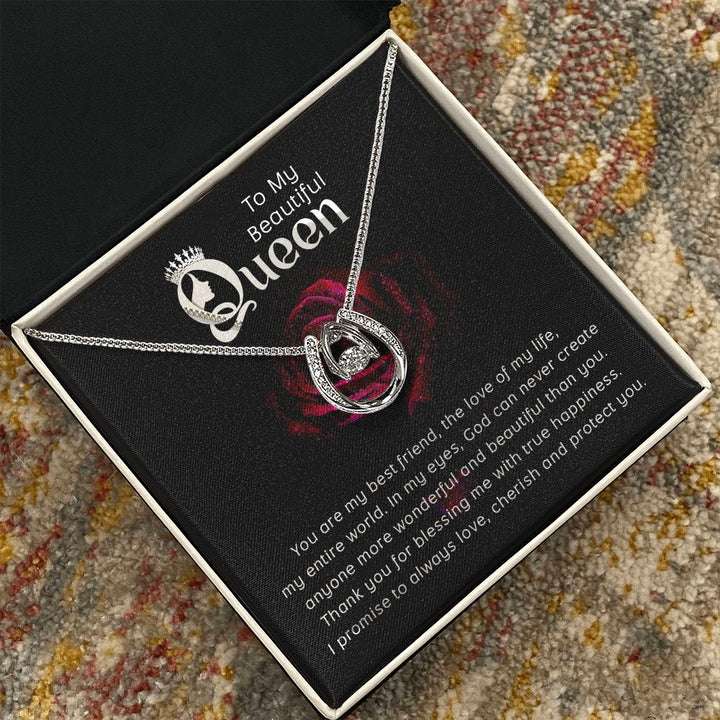 To My Beautiful Queen | You are my Best Friend - Lucky in Love Necklace