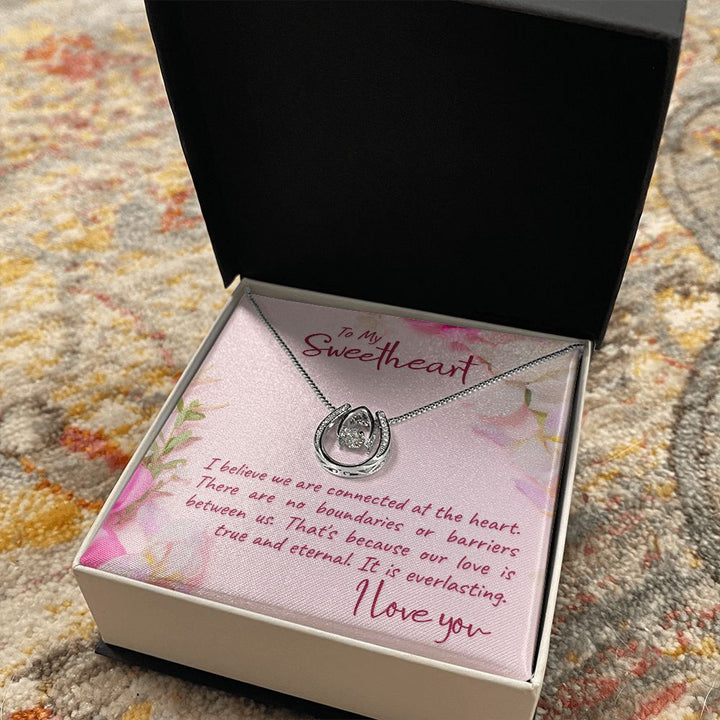 To My Sweetheart | I believe - Lucky in Love Necklace