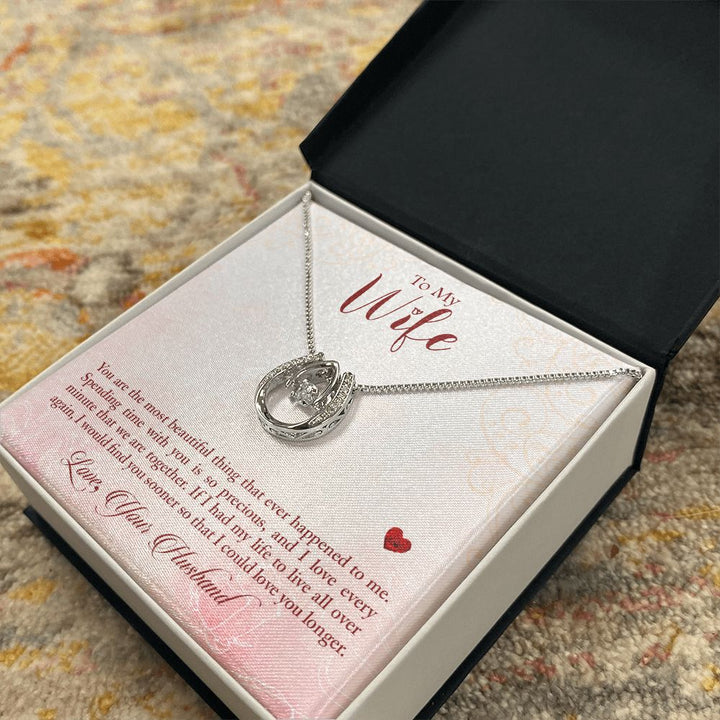 To My Wife | Love's True Beauty - Lucky in Love Necklace