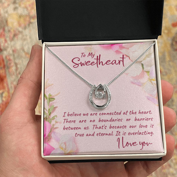 To My Sweetheart | I believe - Lucky in Love Necklace