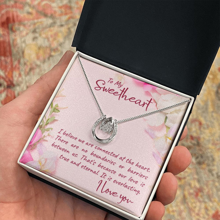 To My Sweetheart | I believe - Lucky in Love Necklace