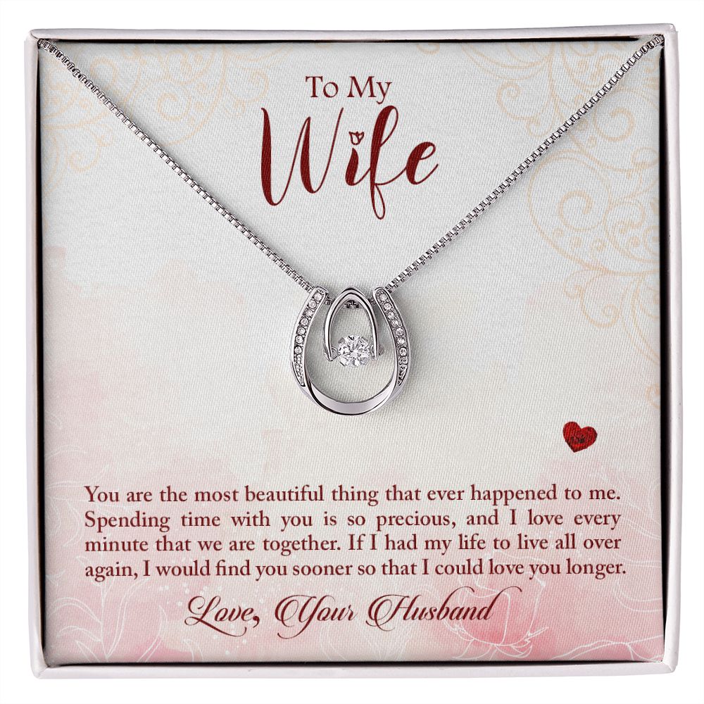 To My Wife | Love's True Beauty - Lucky in Love Necklace