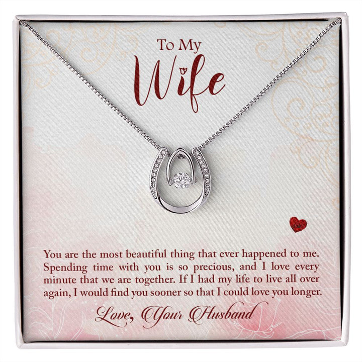 To My Wife | Love's True Beauty - Lucky in Love Necklace