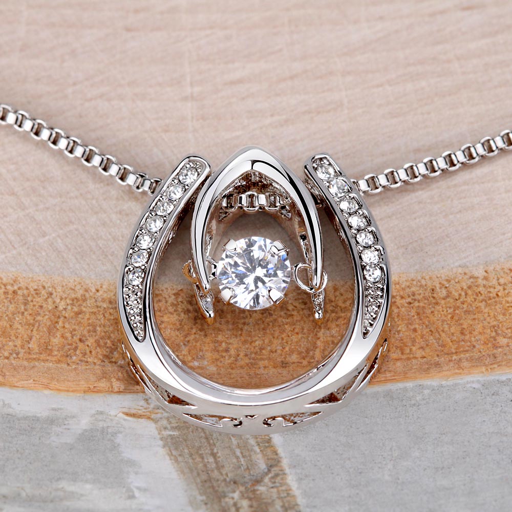 To My Soulmate | Each time I think of You - Lucky in Love Necklace