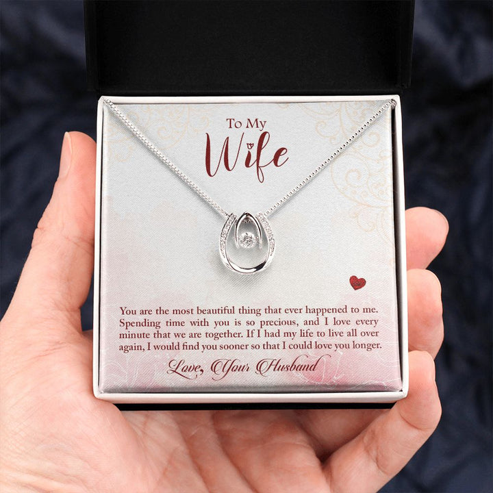 To My Wife | Love's True Beauty - Lucky in Love Necklace