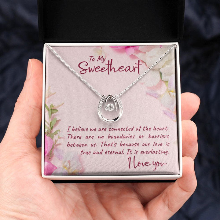 To My Sweetheart | I believe - Lucky in Love Necklace