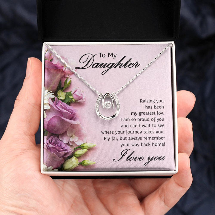 To My Daughter | Raising You - Lucky in Love Necklace