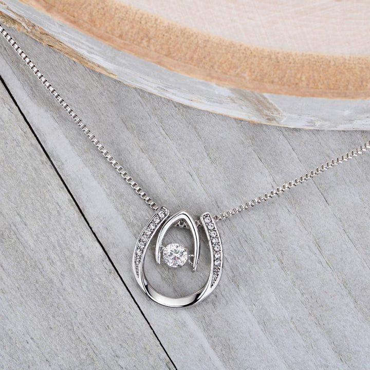 To My Beautiful Wife | Multiply it by infinity - Lucky in Love Necklace