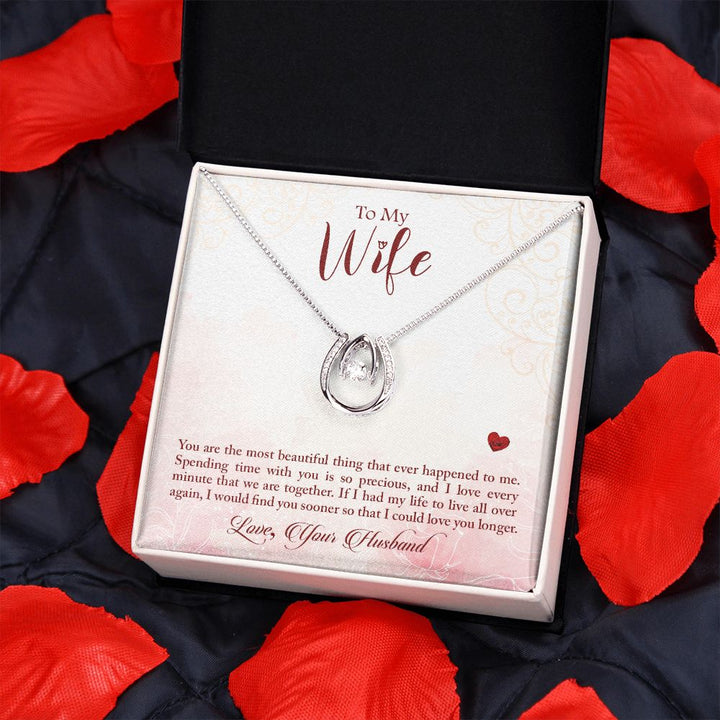 To My Wife | Love's True Beauty - Lucky in Love Necklace