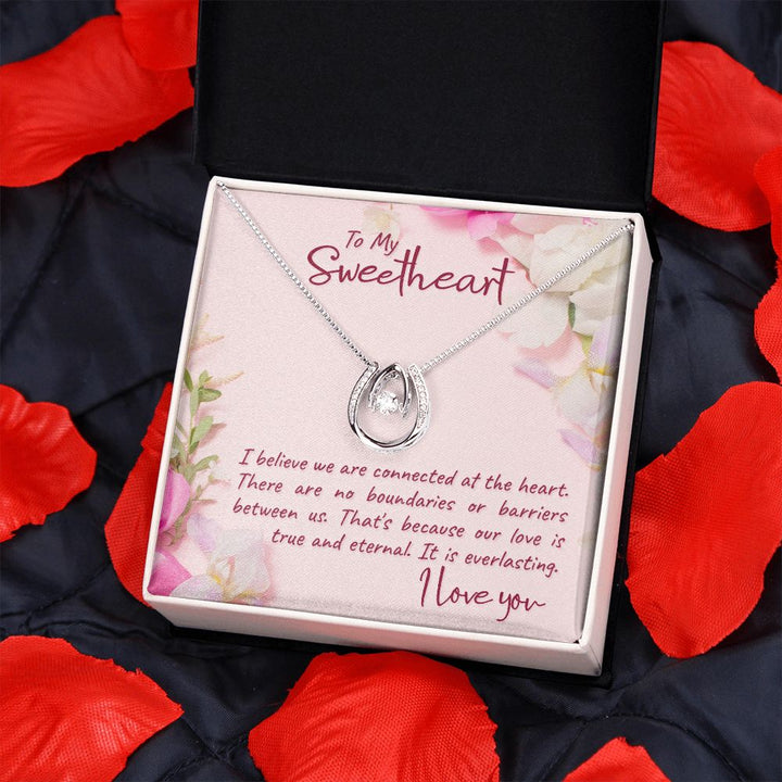 To My Sweetheart | I believe - Lucky in Love Necklace