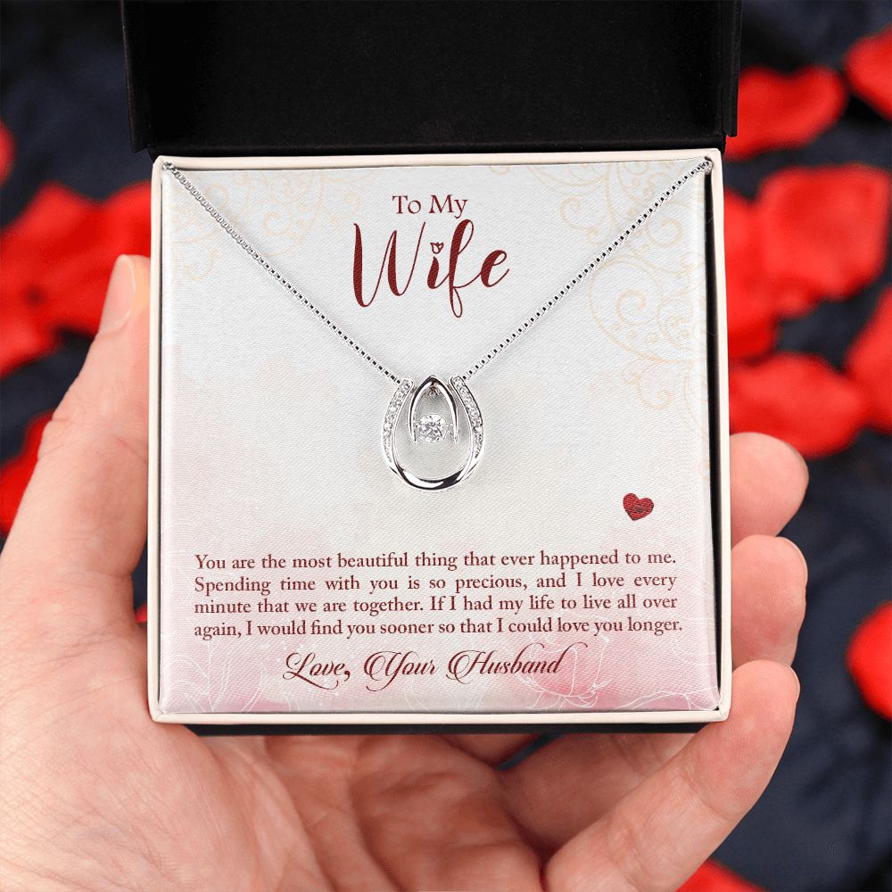 To My Wife | Love's True Beauty - Lucky in Love Necklace